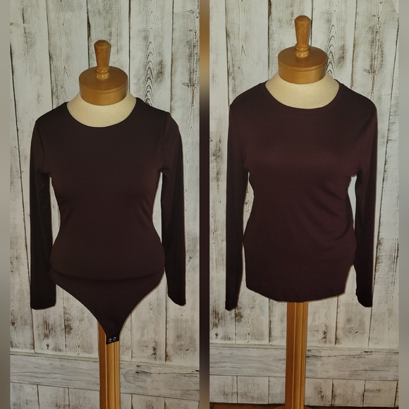 Long Sleeve Bodysuit & Ribbed Top (2) - Picture 1 of 7
